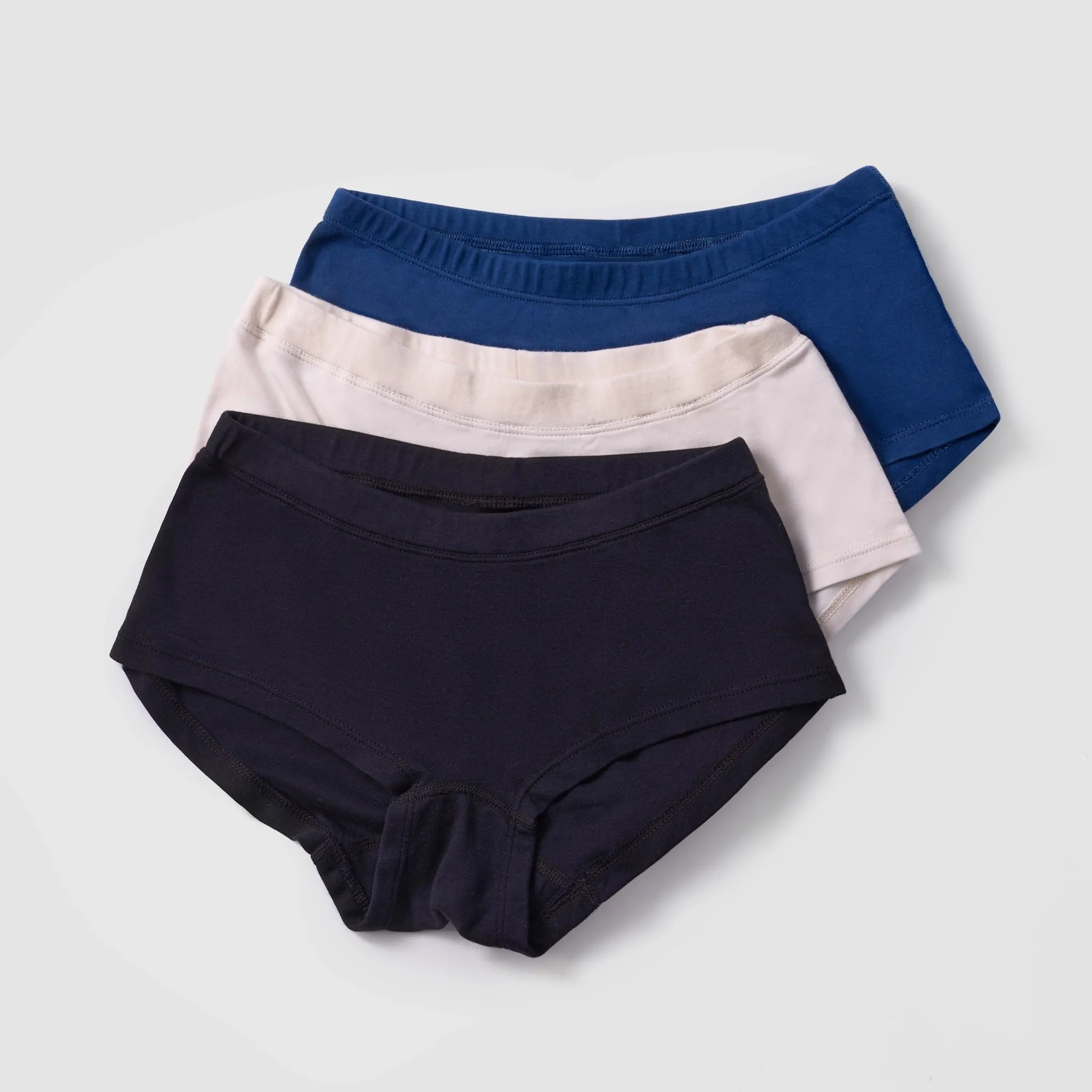 3 Pack - Women's Organic Pima Cotton Panties