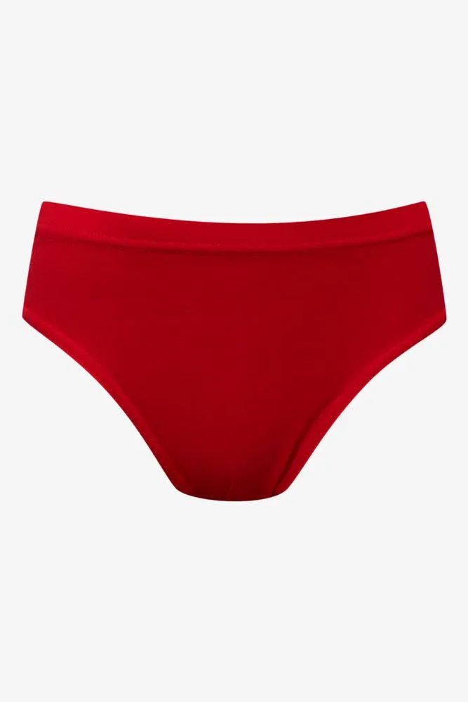 5 Pack Briefs Red