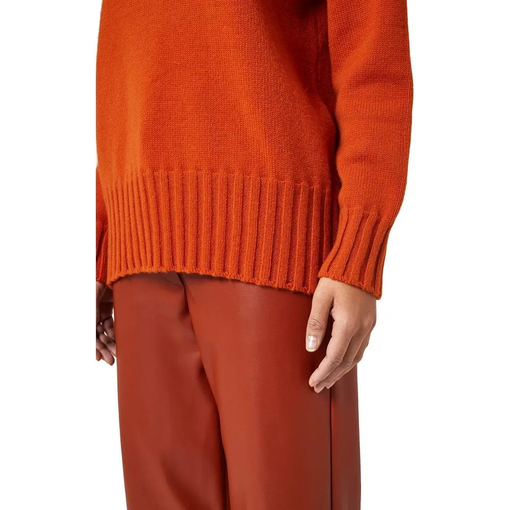 Alpha Studio Orange Cashmere Sweater