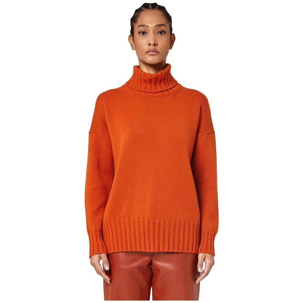 Alpha Studio Orange Cashmere Sweater