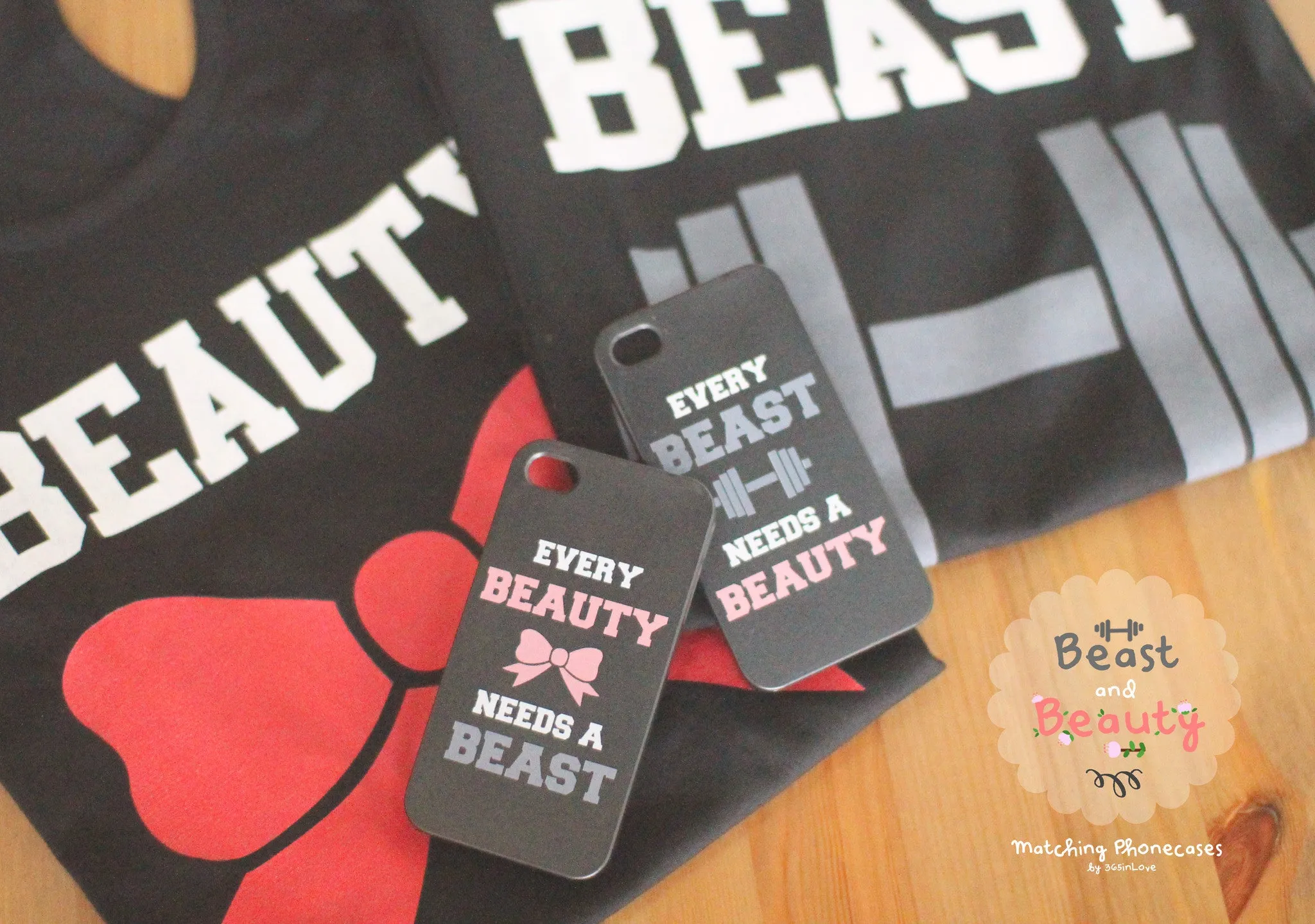 Beauty Beast Couple Tank Tops Funny Mtaching Work out Tanks For Couples