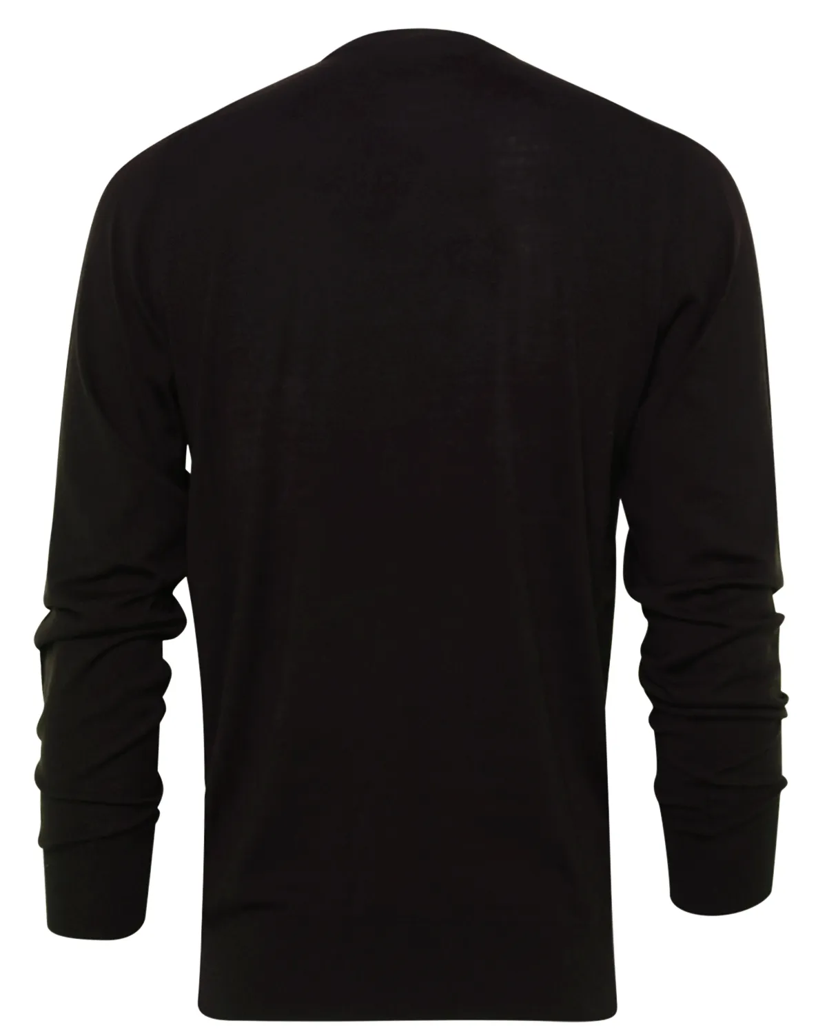 Black Kid wool Crewneck Sweater