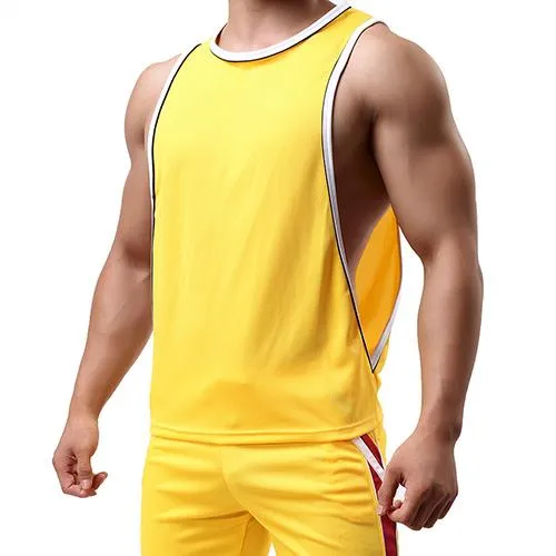 Bodybuilding Low Cut Side Arm Holes Tank Tops