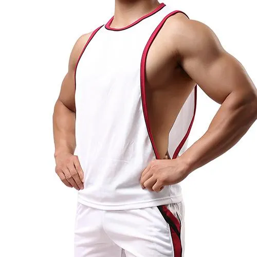 Bodybuilding Low Cut Side Arm Holes Tank Tops