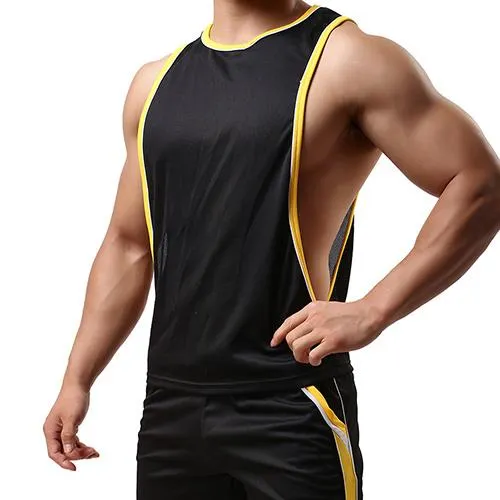 Bodybuilding Low Cut Side Arm Holes Tank Tops