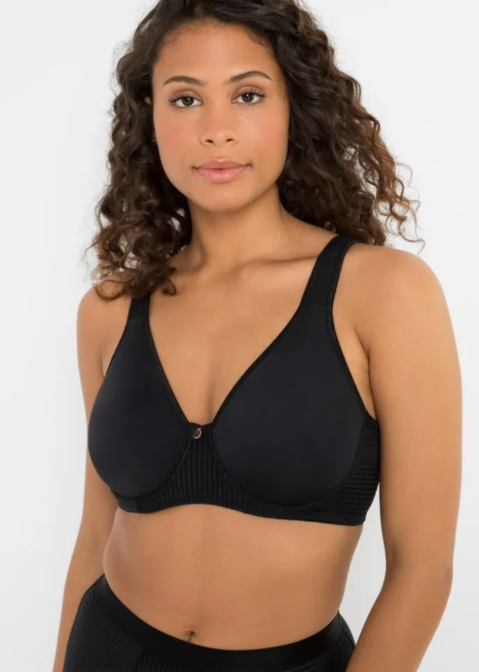 Bpc Selection underwire minimizer bra, black