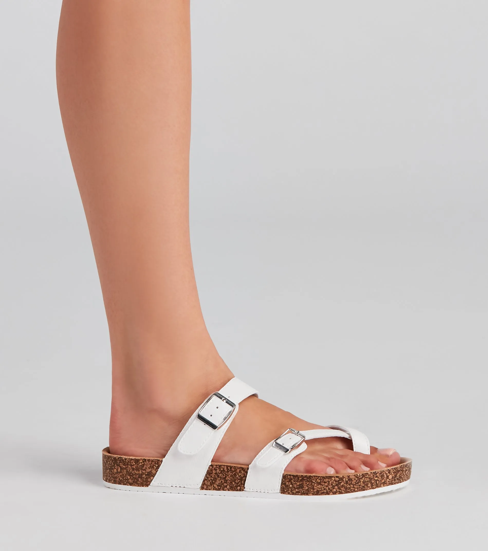 Catch Feels Dual Buckle Sandals