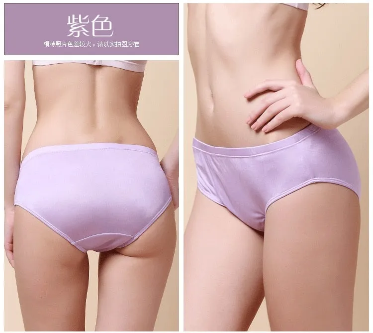 Comfortable Sexy Ladies' Low Waist Silk Underwear