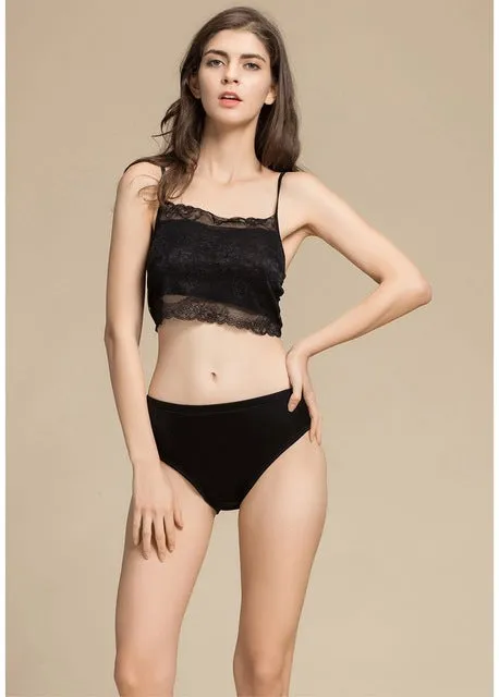 Comfortable Sexy Ladies' Low Waist Silk Underwear