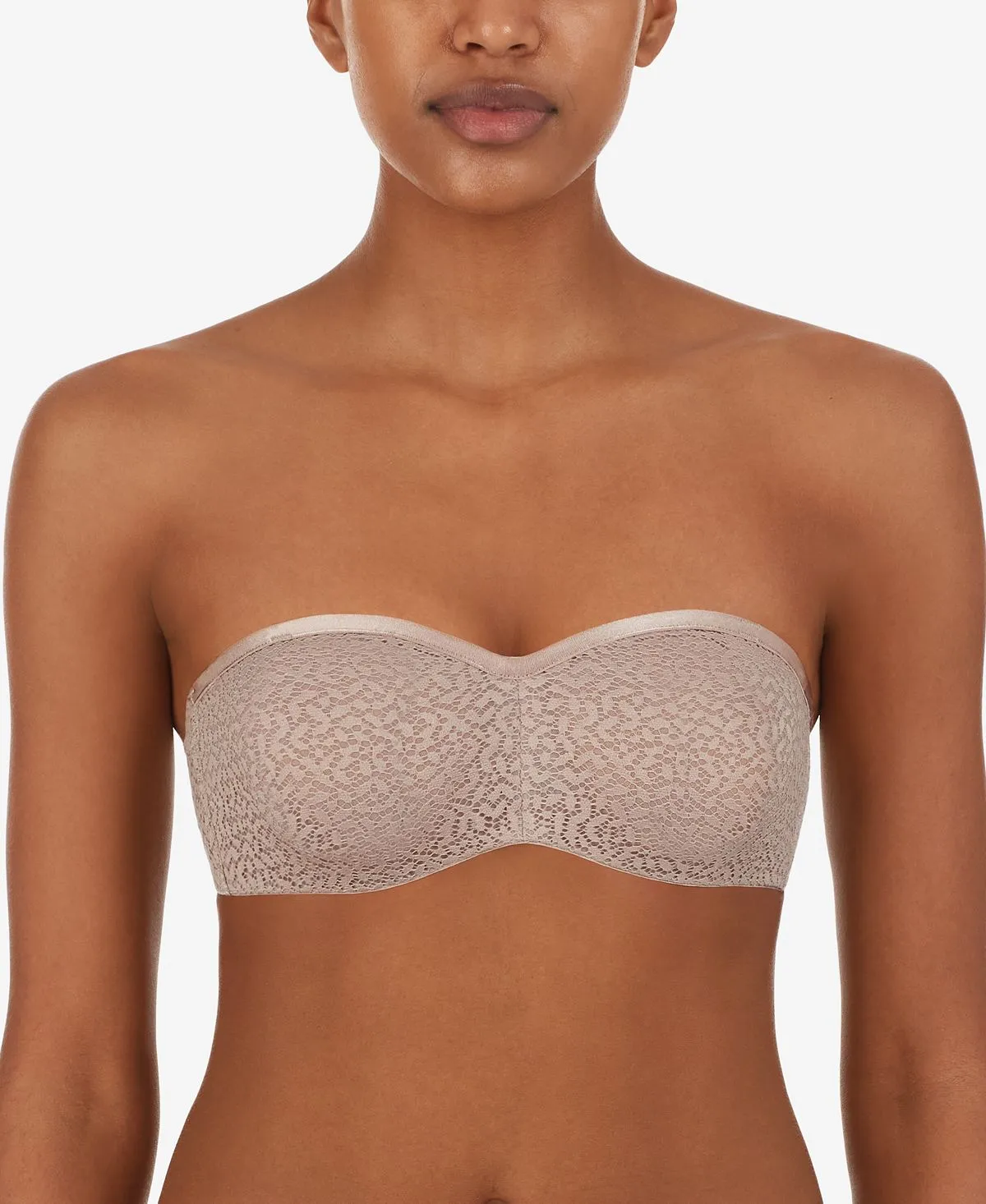 Contemporary Unlined Strapless Lace Bra DK4025 DKNY