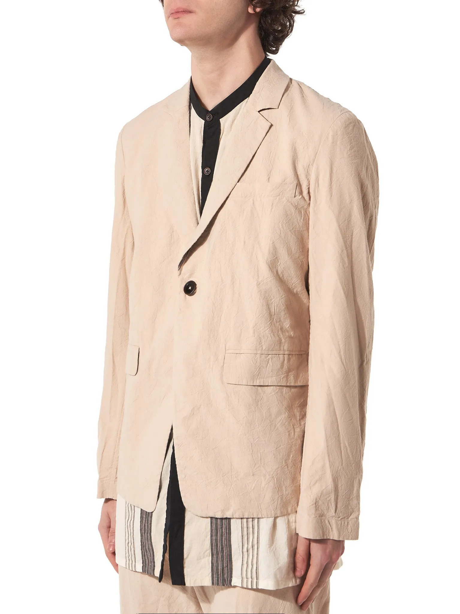 Cotton Blazer (S17J05 BEIGE)