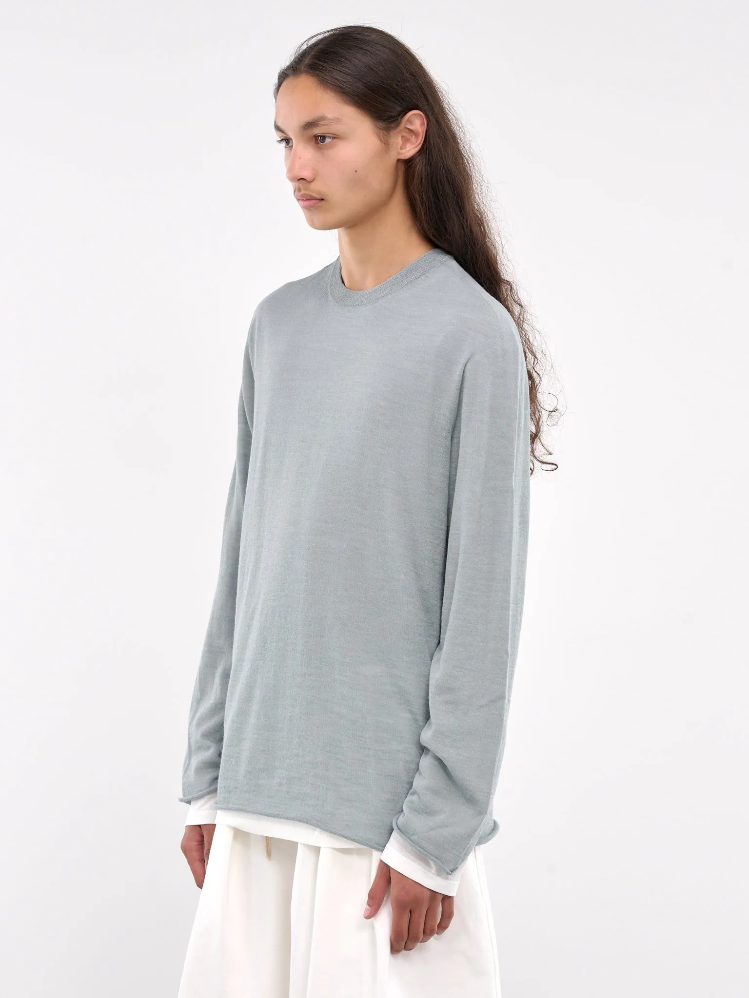 Crewneck Sweater (J47FV0107-JTN368-OFF-WHITE-GRE)