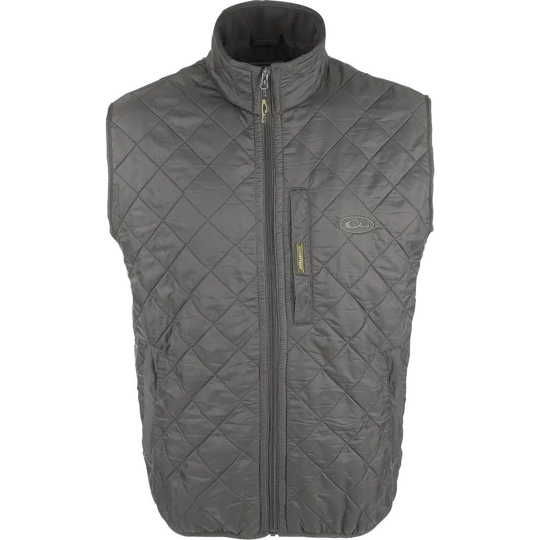 Drake Delta Quilted Fleece Lined Vest