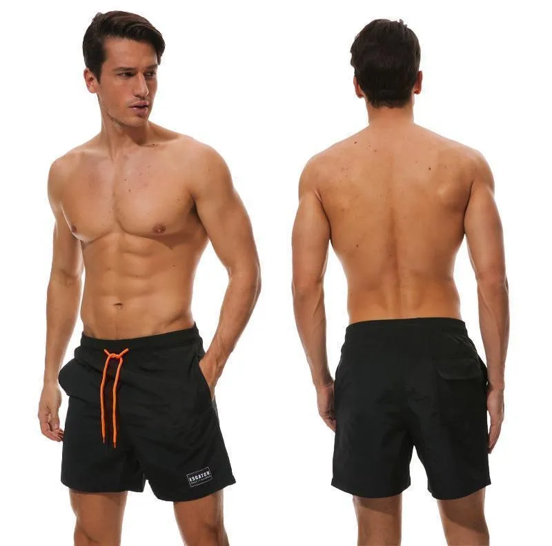 Drawstring Beach Shorts For Men