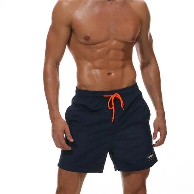 Drawstring Beach Shorts For Men