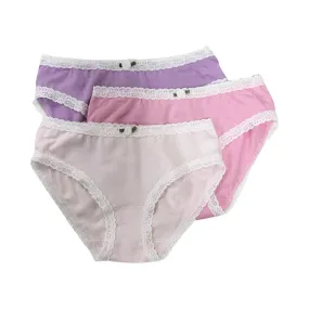 Esme Solid 3pc Panty Set - Sweet