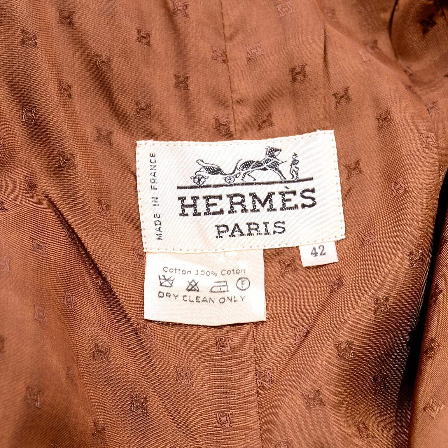 Hermes 1979 Le Bien Aller by Jean de Fougerolle Fox Hunt Scarf Print Reversible Jacket & Corduroy Culottes