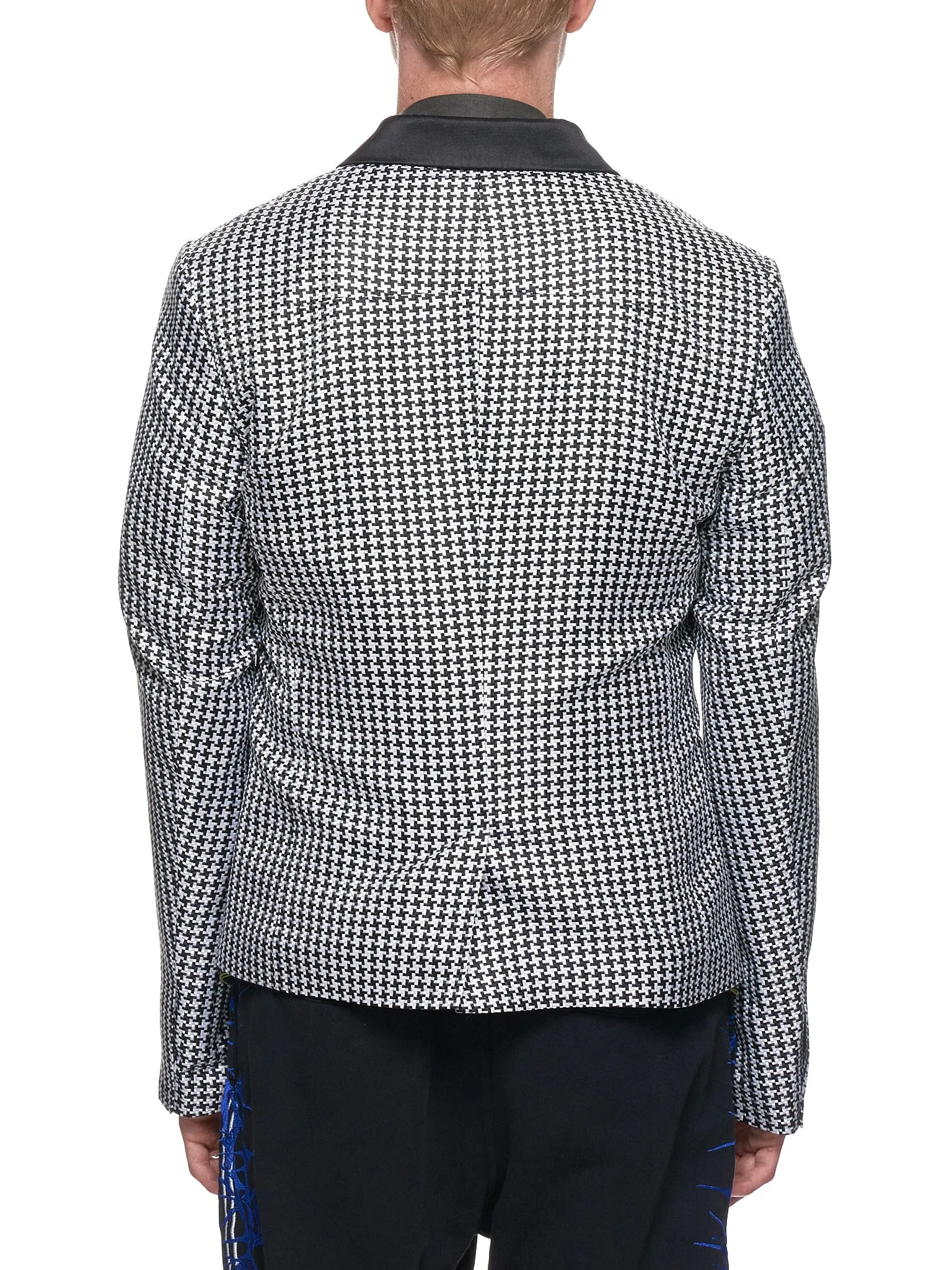 Houndstooth Blazer (193-3002-214-093-BLACK-WHITE)