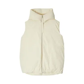 Jil Sander medium-density down vest, Vanilla color