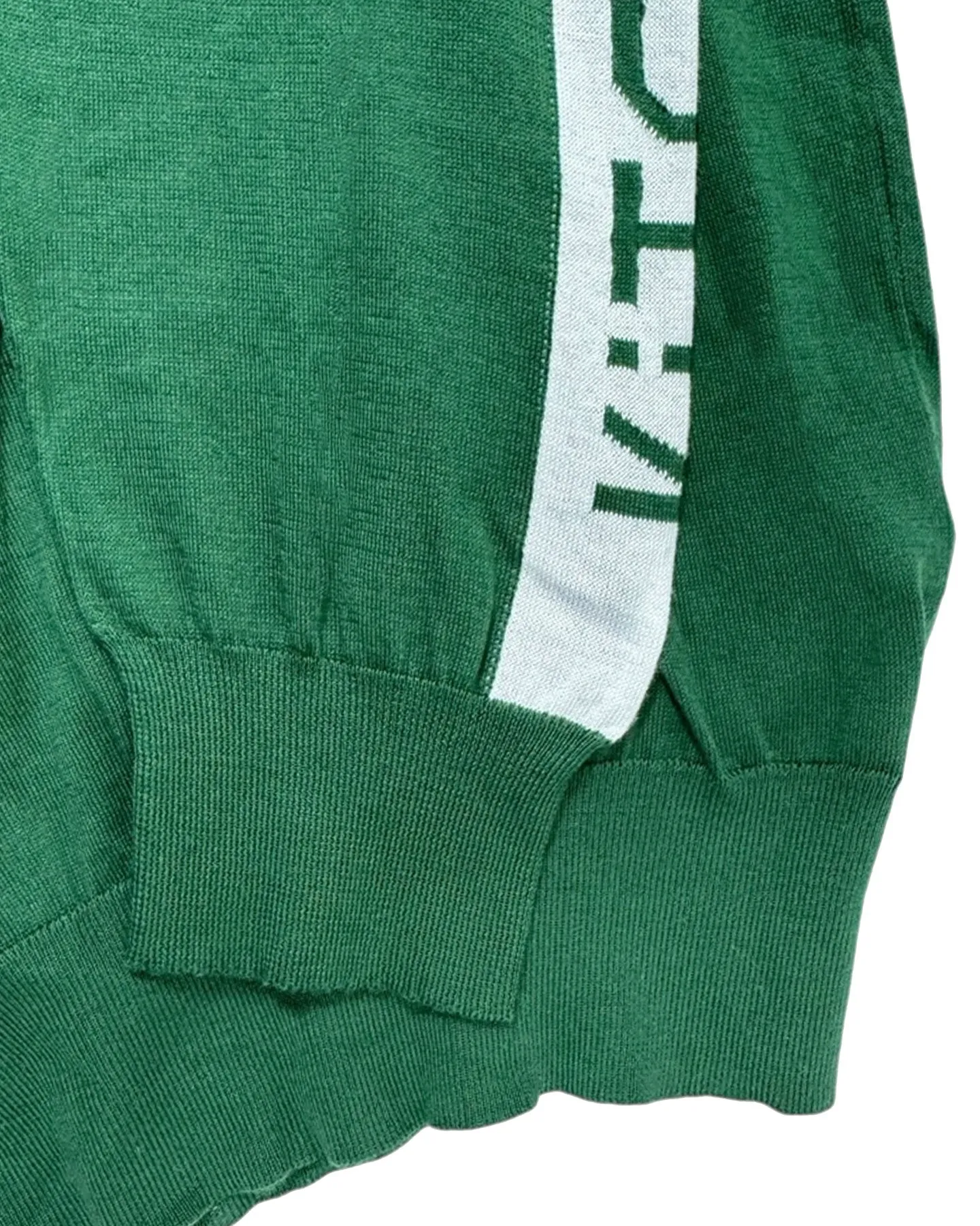 Kiton Sweater Green Logo Long Sleeve T-Shirt SALE