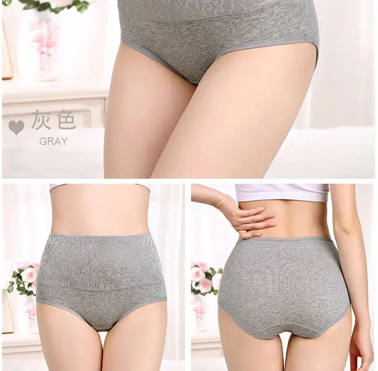 L-5XL Postpartum Recovery High Waist Underwear