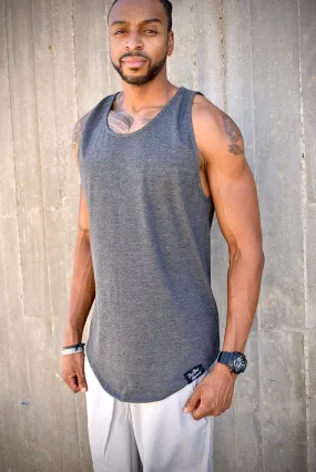 Lifestyle Premium Tank (Heathered Charcoal)