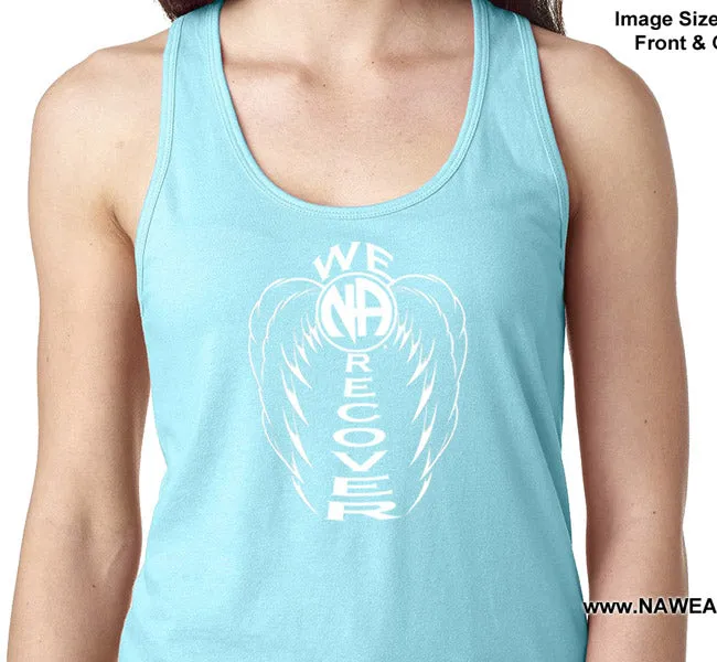 ltt- We Recover Wings Ladies Tank Tops