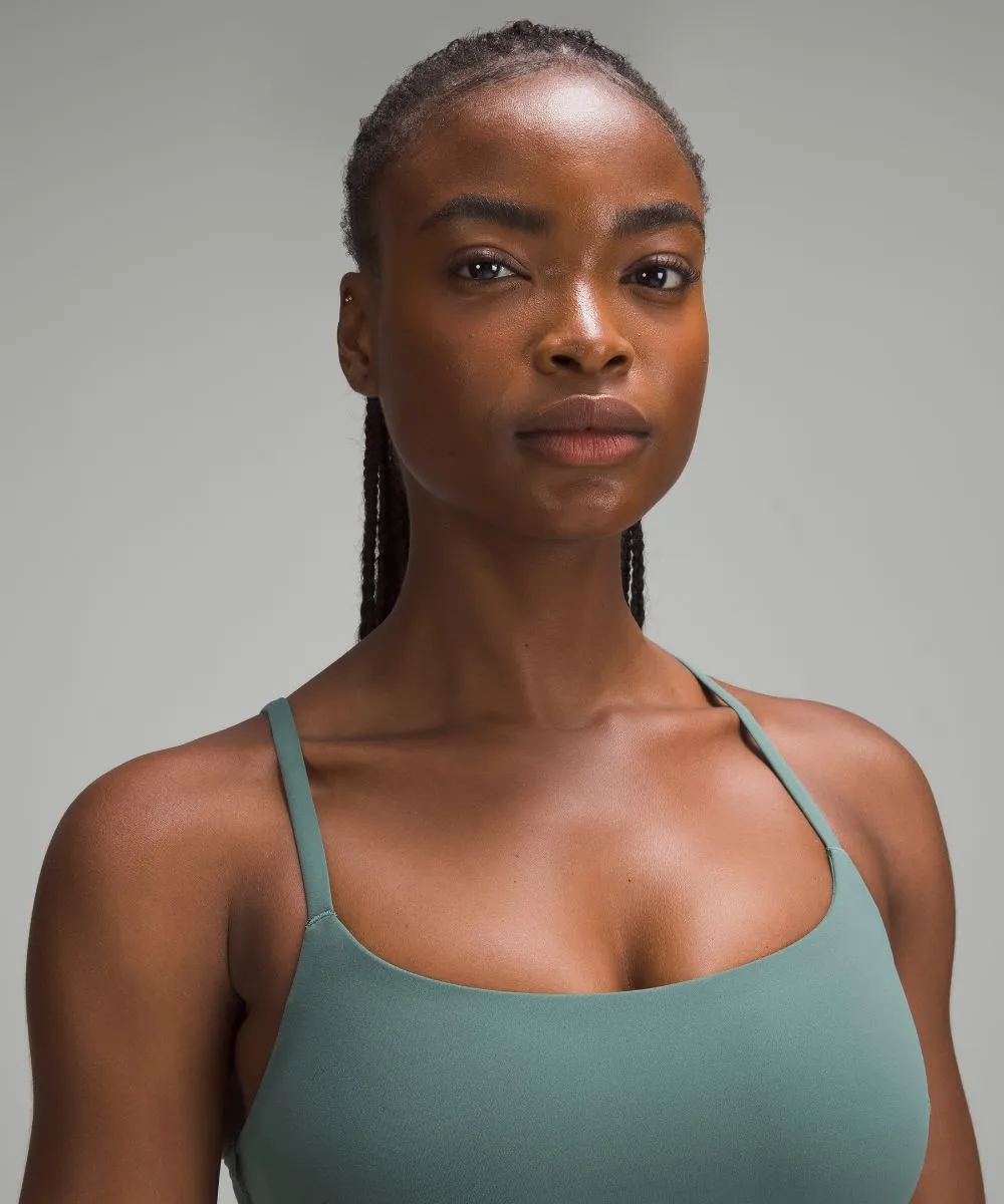 Lululemon Wunder Train Strap Bra, Green