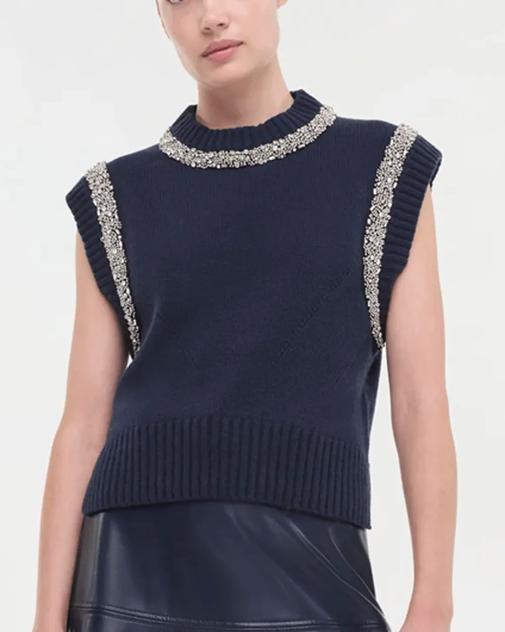 Midnight Joanae Pullover With Embellishment