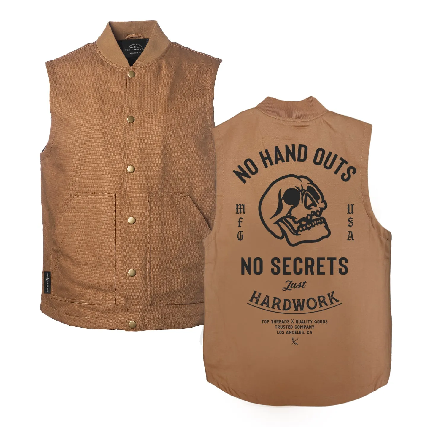 No Handouts Vest - Oak