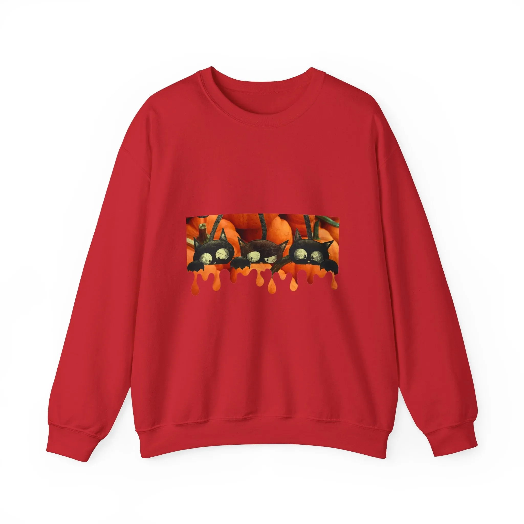 Pumpkin cats Unisex Heavy Blend™ Crewneck Sweatshirt