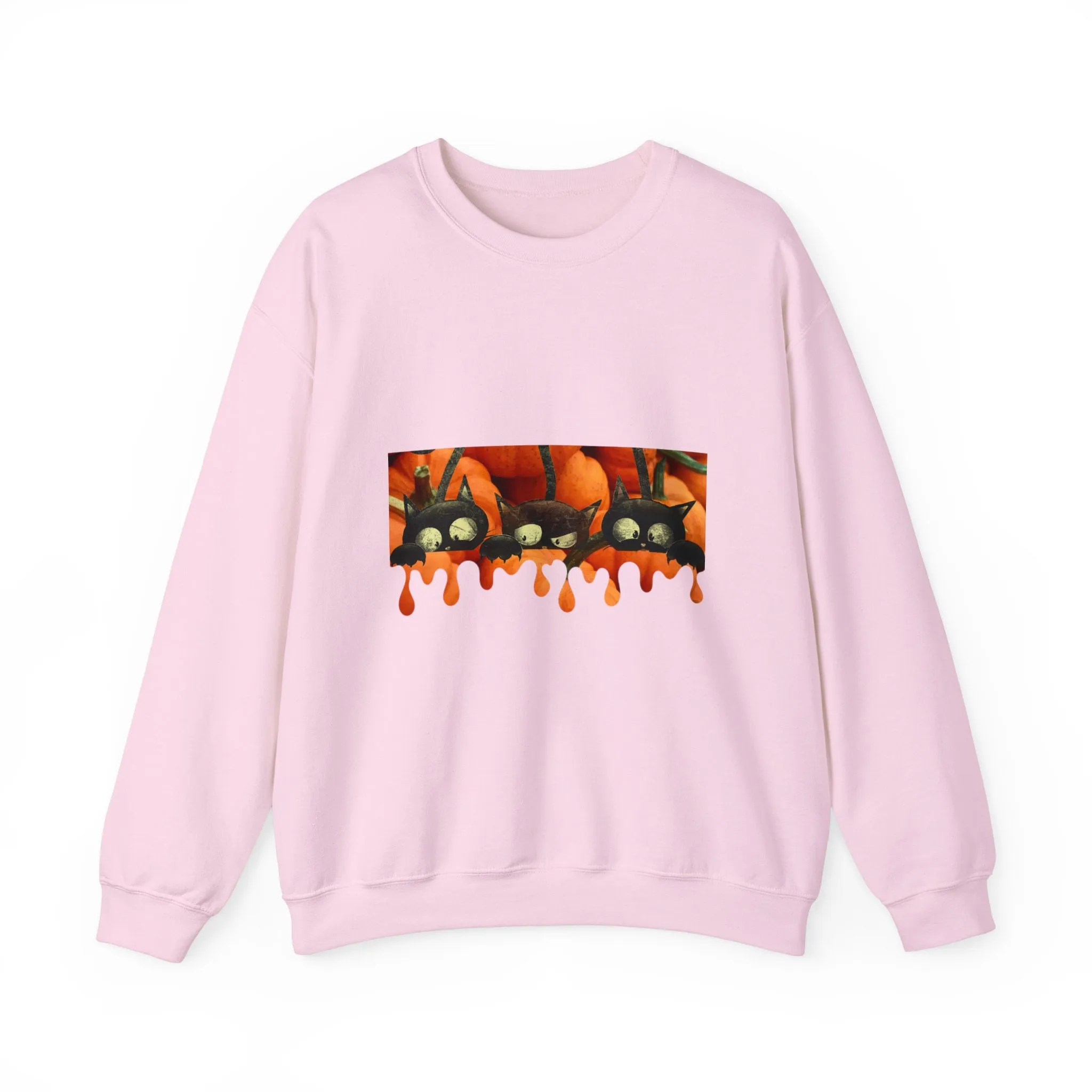 Pumpkin cats Unisex Heavy Blend™ Crewneck Sweatshirt