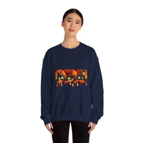 Pumpkin cats Unisex Heavy Blend™ Crewneck Sweatshirt