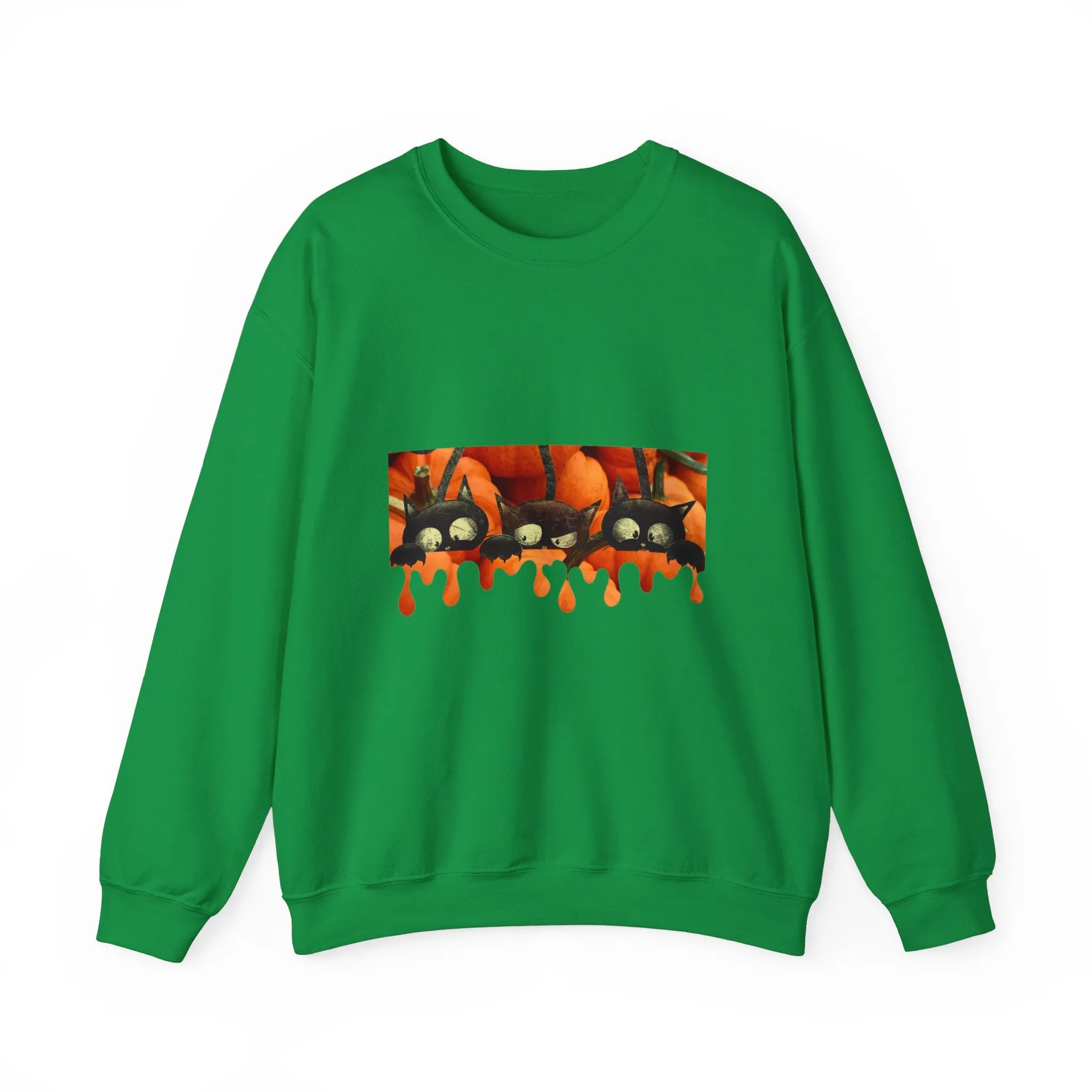 Pumpkin cats Unisex Heavy Blend™ Crewneck Sweatshirt