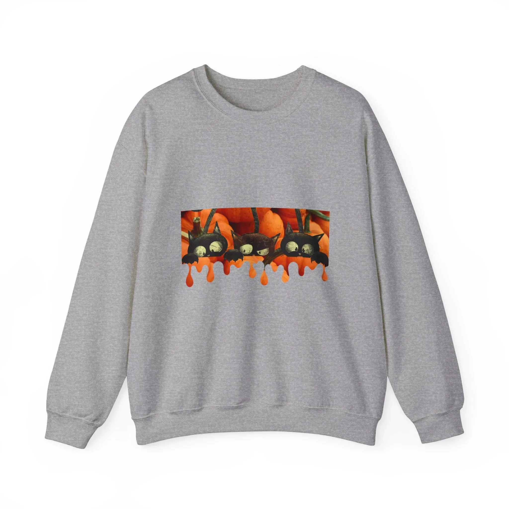 Pumpkin cats Unisex Heavy Blend™ Crewneck Sweatshirt