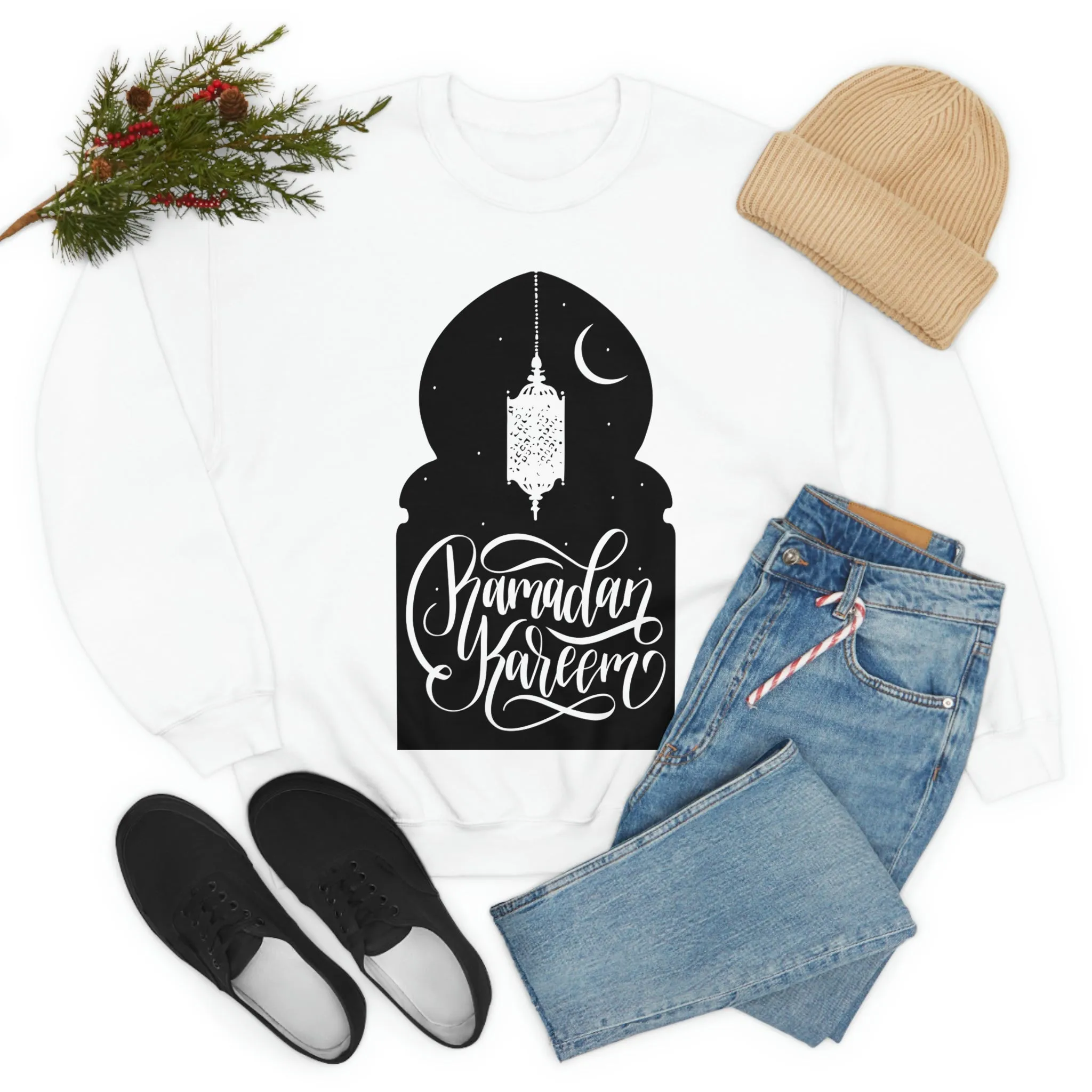 Ramadan Kareem (Style 2) - Unisex Heavy Blend™ Crewneck Sweatshirt