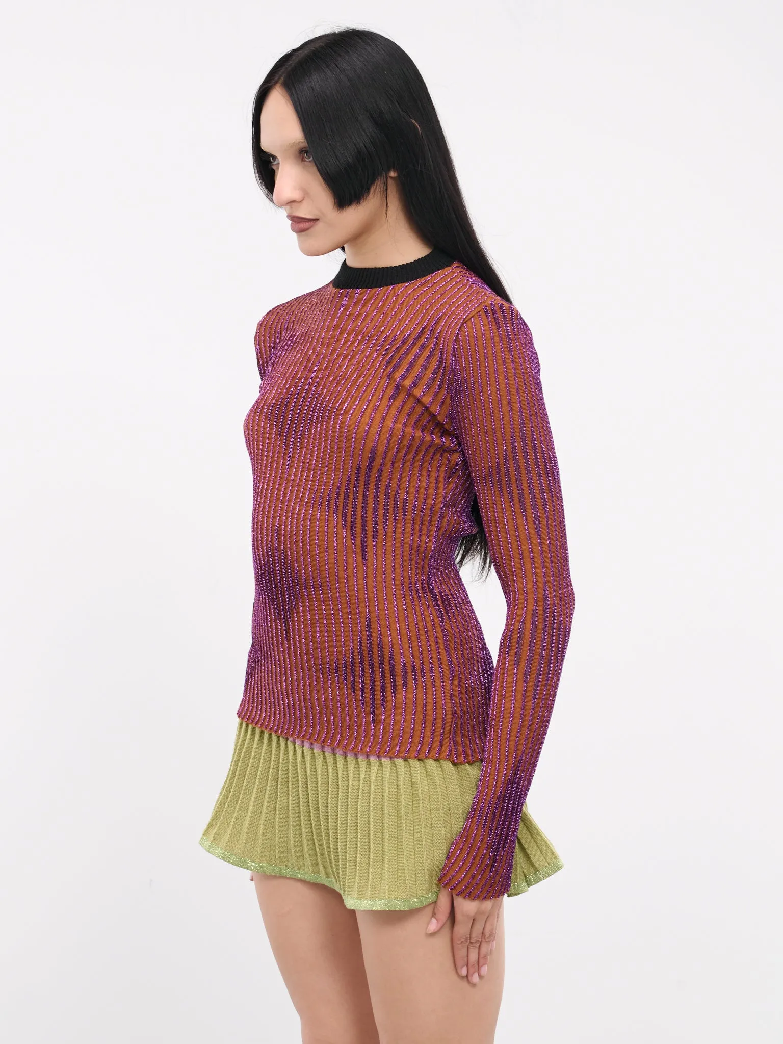 Relief Star Sweater (SS-X0024-09-02-BROWN-PURPLE)