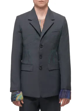 Saqui Suit Jacket (0302-N2006-GREY)