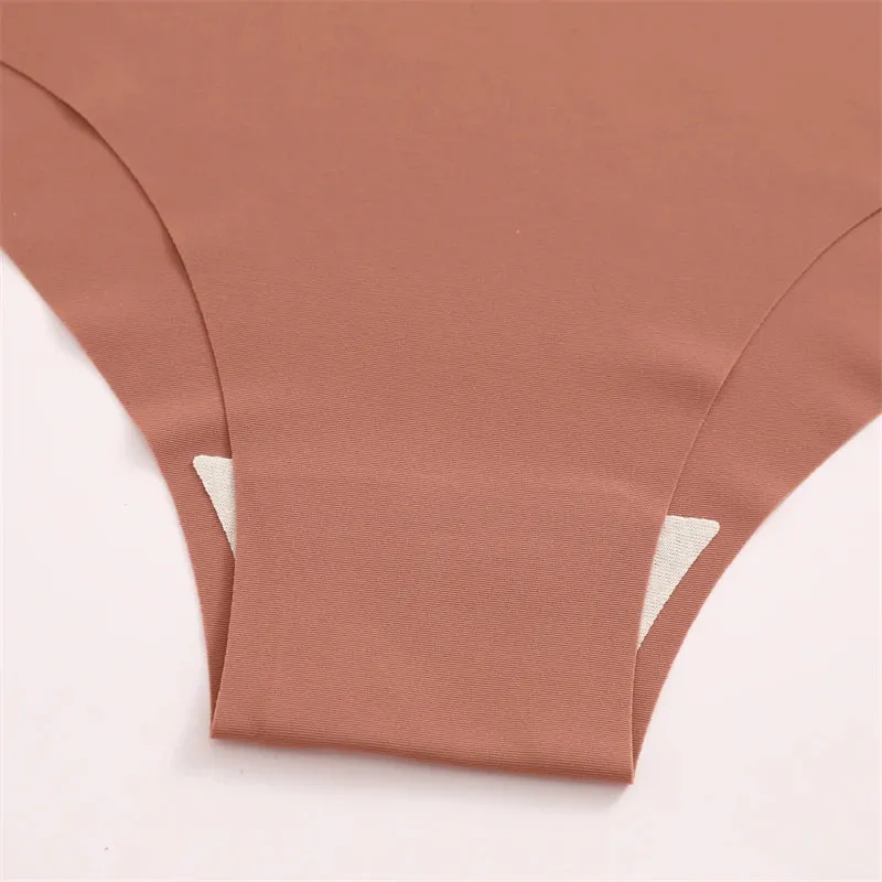 Seamless V-Shaped Ice Silk Briefs