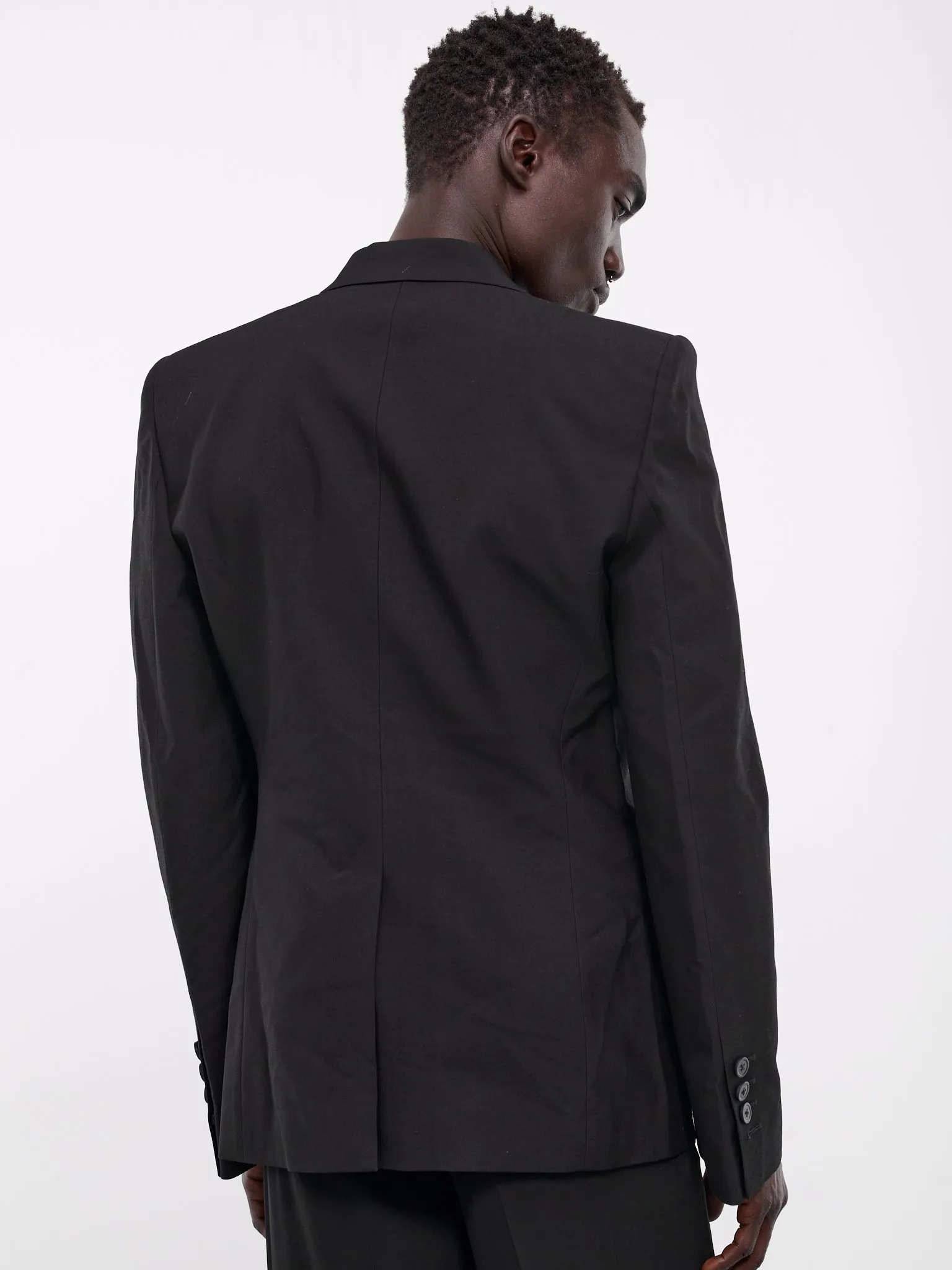 Serge Fitted Tailored Blazer (B0011679-FA423-BLACK)