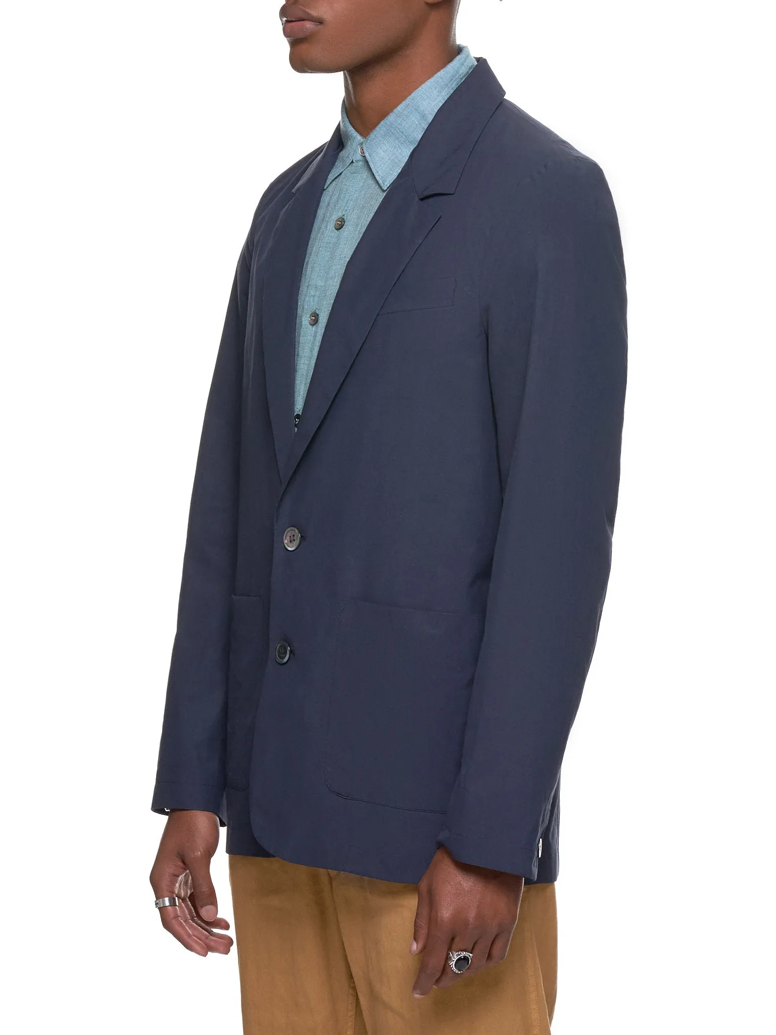 Single-Breasted Blazer (FC191-512-BLUE-CHINA)