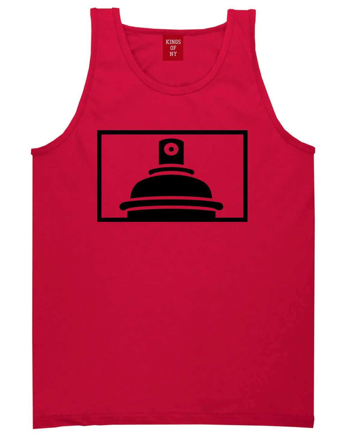 Spraycan Rectangle Logo Graffiti Tank Top