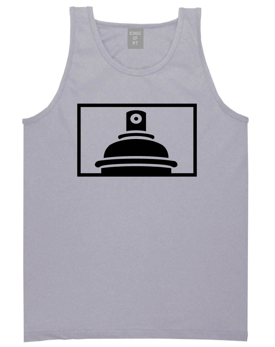 Spraycan Rectangle Logo Graffiti Tank Top