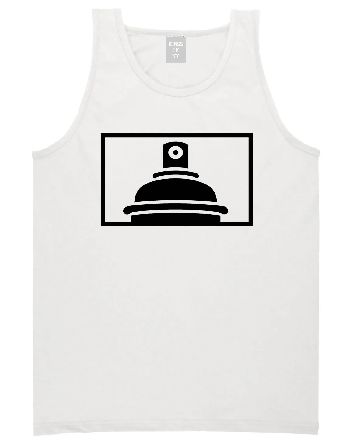 Spraycan Rectangle Logo Graffiti Tank Top