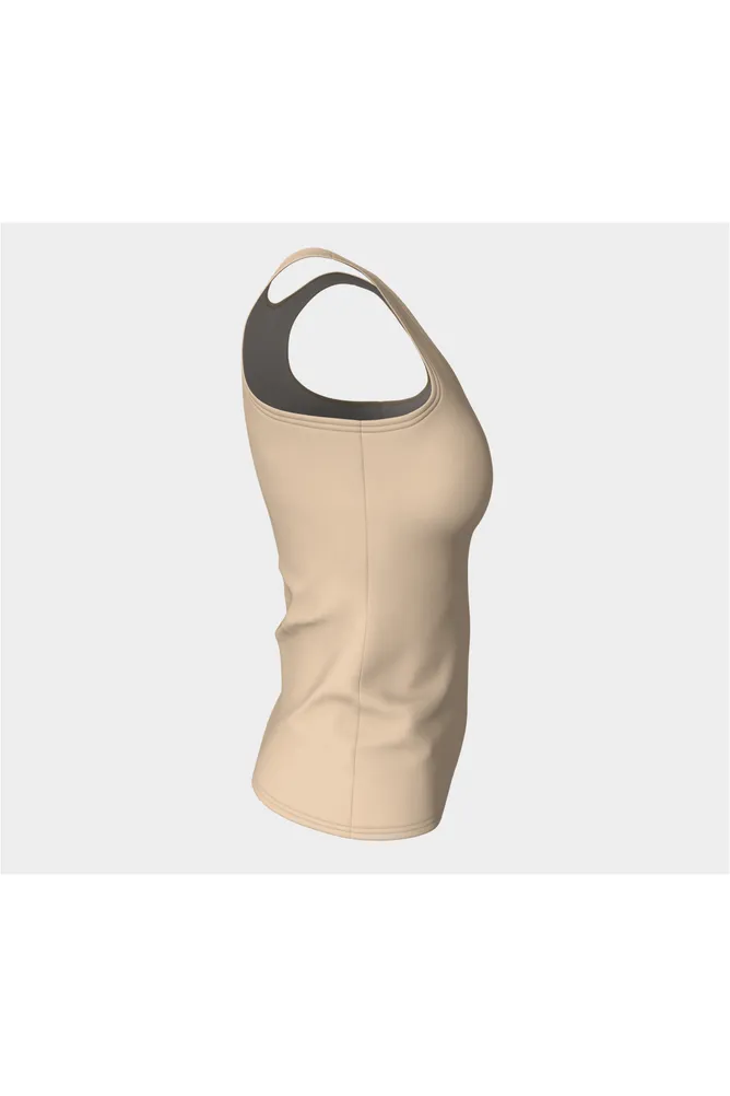 Tan Fitted Tank Top