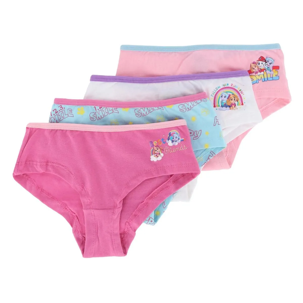 Textiel Trade Toddler Girl's Paw Patrol Briefs (4 Pack)