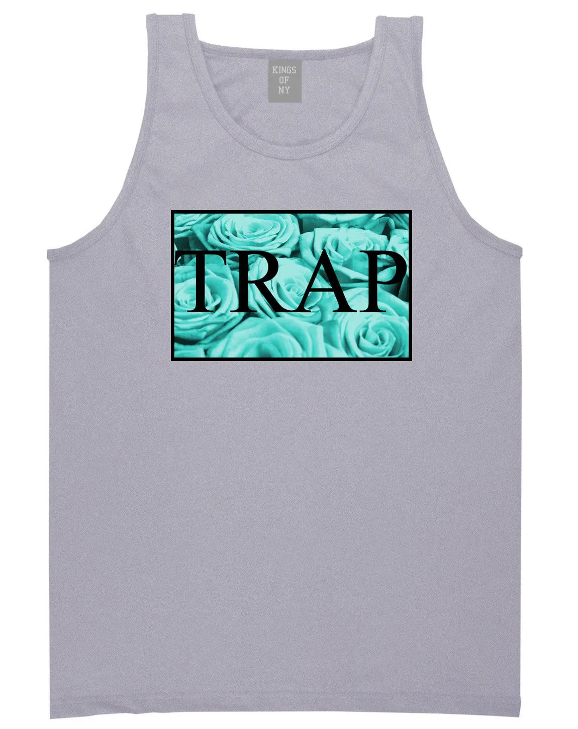 Trap Floral Pattern Tank Top