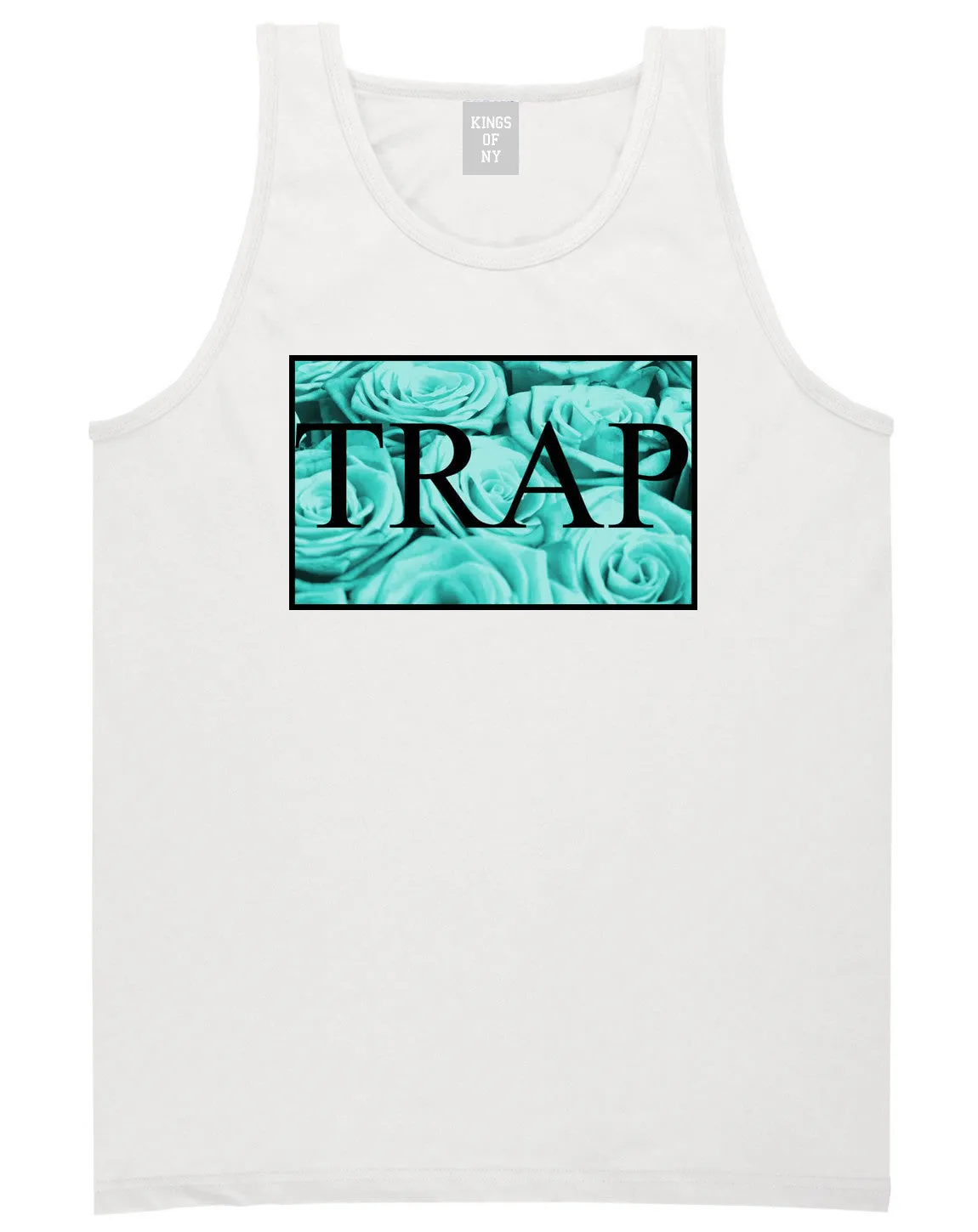 Trap Floral Pattern Tank Top