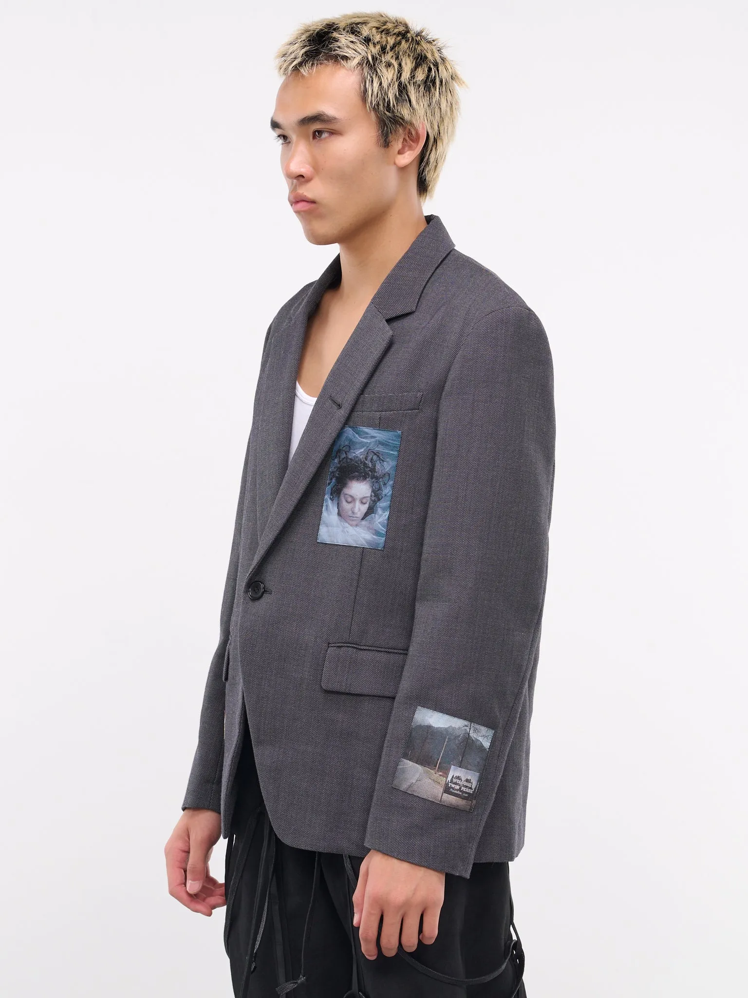 Twin Peaks Blazer (UC2D4101-3-T-CHARCOAL)