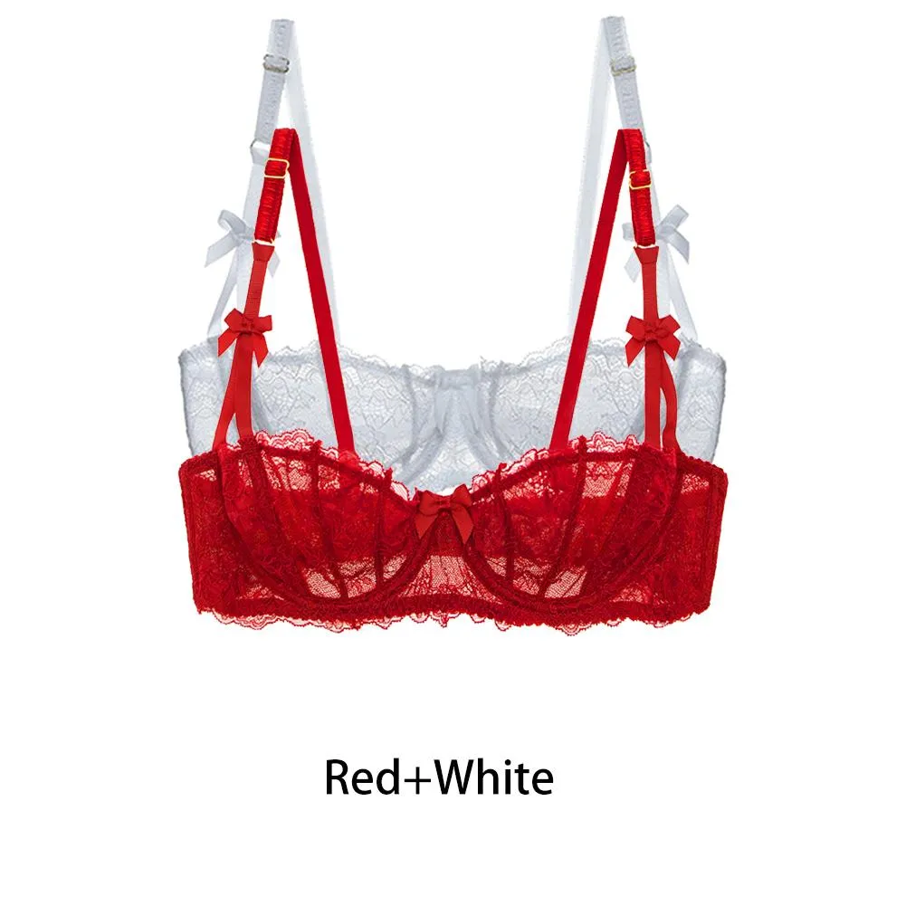 Varsbaby Transparent Underwear Lace Bras 2Pcs